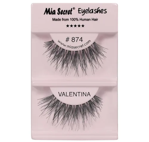 Miniatura 17 de Mia Secret Demi Wispies - Pestañas postizas de estilo natural, pestañas de tira fina, banda transparente invisible, pestañas de cabello humano