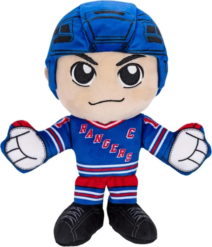 Miniatura 3 de Bleacher Creatures New York Rangers Mark Messier - Peluche de 8 pulgadas de la NHL Kuricha sentado – Leyenda de la NHL inspirada en Chibi suave Los