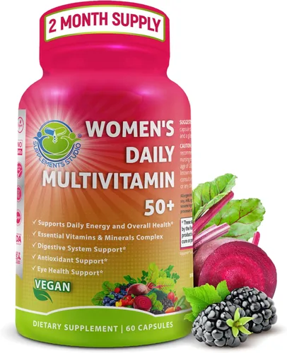 Miniatura 8 de Multivitamínico vegano de alimentos integrales sin hierro, multivitamínico metilado para mujeres y hombres, hecho con frutas y verduras, complejo B
