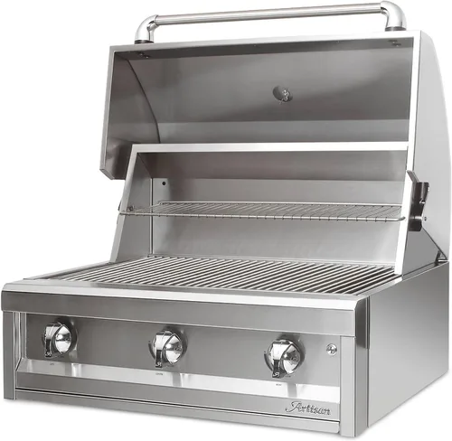Miniatura 2 de Artisan American Eagle Series - Parrilla de gas integrada de 32 pulgadas, gas natural (AAEP-32-NG)