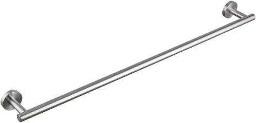 Miniatura 26 de Barra de toalla de mano de baño de 24 pulgadas en negro mate SUS 304 de acero inoxidable para montaje en pared..