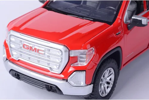 Miniatura 4 de Motormax Modelo a escala compatible con GMC Sierra 1500 SLT Crew CAB 2019 RED 1:27 MTM79361R