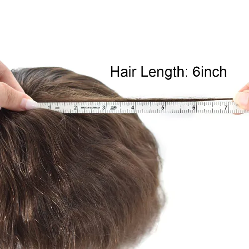 Miniatura 156 de Sistema de repuesto de cabello humano europeo con encaje frontal suizo para hombre, tupé para hombre, pieza de cabello, nudo blanqueado, línea #17