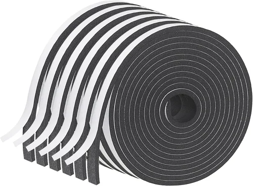 Miniatura 27 de Tira de Sellado Meteorológico para Puertas, Tira de Sellado para Puertas y Ventanas, 1 Pulgada x 1/8 Pulgada x 33 Pies, Cinta de Aislamiento