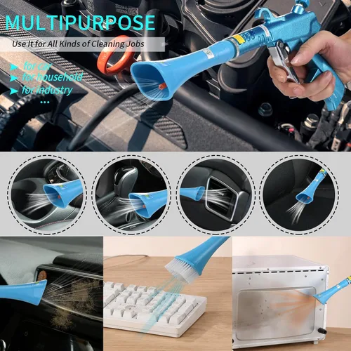 Miniatura 5 de Pistola de Limpieza de Alta Presión Tornado para Automóvil con 2 Juegos de Boquillas Herramienta de Equipo de Lavado de Automóviles Kit de Detallado
