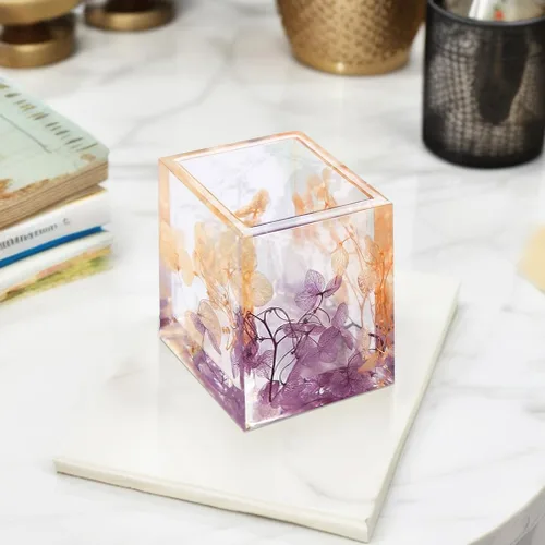 Miniatura 6 de Shotglasses - Molde de silicona epoxi para fundición de resina, hormigón, cemento, yeso DIY, altura cuboide 4.3 pulgadas Altura del cuboide 4.3