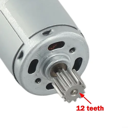 Miniatura 7 de Potentes motores RS550 RS390 RS380 para vehículos eléctricos 12 V, 6 V, 24 V, repuesto de motor de vehículo eléctrico para niños (380 12 V 15000 RPM)