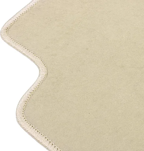 Miniatura 5 de IKON MOTORSPORTS, Alfombrillas Compatibles con Nissan Altima Sedan 4 Puertas 2013-2018, Revestimiento de Piso de Nylon Beige de Fábrica para Frente