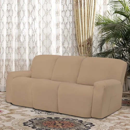 Miniatura 2 de Easy-Going - Funda elástica de microfibra para sofá reclinable seccional, suave vellón ajustable a tu sofá de 2 cuerpos, lavable, protector