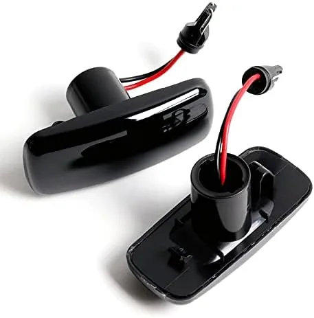 Miniatura 2 de Luz LED ámbar de lente ahumada de posición delantera y lateral delantera, compatible con Dodge Charger 2005-2006, Dodge Avenger, Dodge Caliber