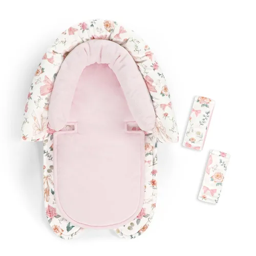 Miniatura 9 de GFU Apoyo para la cabeza del asiento de coche para recién nacido, 2 en 1 Apoyo para la cabeza y el cuerpo del asiento de coche para bebé