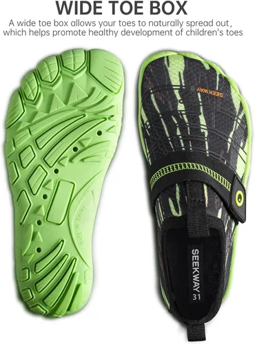 Miniatura 3 de SEEKWAY Barefoot Water Shoes for Kids - Wide Toe Box and Quick-Dry Sand Shoes Toddler for Hiking Swim Beach Pool Kayak Sport Accessories, Camping