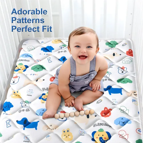 Miniatura 7 de Lillibearas Colchón Premium para Cuna y Cama Infantil 52" x 27.6" x 5", Firme, Transpirable Hipoalergénico para Cunas y Camas Infantiles Estándar