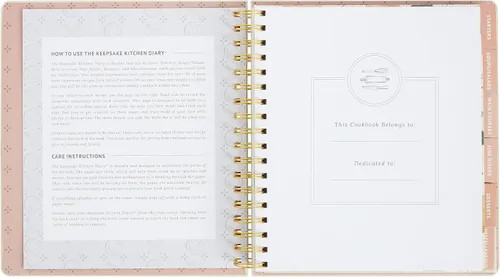 Miniatura 9 de C.R. Gibson Cuaderno de cocina con tapa dura en espiral, libro de cocina familiar, 8.5 x 9.5 pulgadas, limones