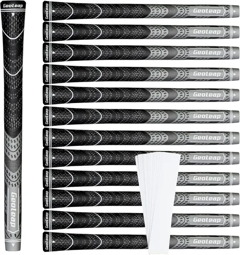 Miniatura 20 de Geoleap Golf Grips Set of 13- Grips with Tapes and Grips with All Repair Kits for Choice,Hybrid Golf Club Grips All Weather Contral, High Feedback &