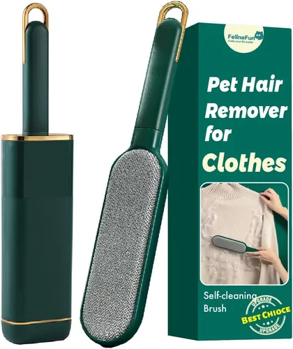 Removedor de pelo de mascotas para ropa - Removedor de pelo de perros y gatos para ropa - Mejor que los rodillos de pelusa para pelo de mascotas,