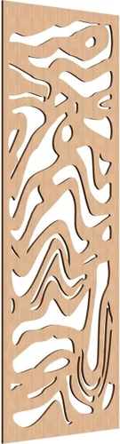 Miniatura 88 de 9 3/8"W x 24 3/8"H x 1/4"T Northfield Decorativos Paneles de Pared de Madera Calado, Abedul