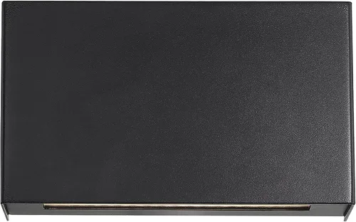 Miniatura 3 de WAC Lighting dweLED, aplique de pared LED Blok de 12 pulgadas 2700 K en negro