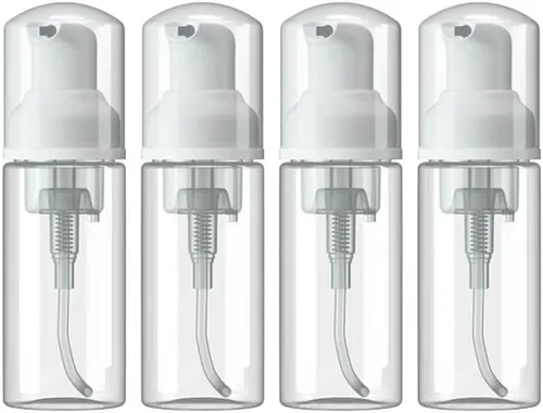 Miniatura 8 de 6 botellas de espuma vacía de 1 onza/1.0 fl oz de tamaño de viaje, botella de plástico para jabón, botellas dispensadoras de desinfectante de manos