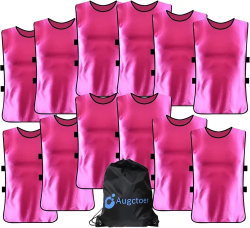 Miniatura 11 de Augctoer Pinnies Scrimmage - Chalecos para niños, jóvenes y adultos (paquete de 12)