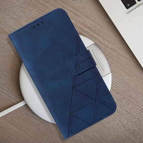 Miniatura 6 de LEMAXELERS Funda tipo cartera para Galaxy A23 5G, Samsung A23 5G con tapa magnética de piel sintética con tarjetero, funda protectora a prueba