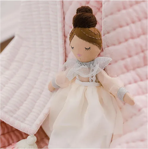 Miniatura 5 de Crane Baby Juguetes para niños y niñas, muñeca de bebé de felpa reconfortante, Josephine