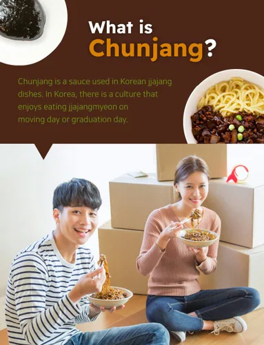 Miniatura 4 de Salsa de pasta de frijoles negros coreanos, salsa chunjang , (original 10.58 oz (paquete de 1))