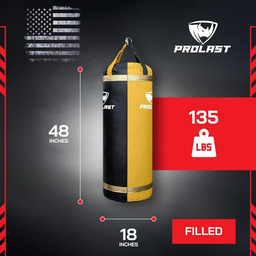 Miniatura 4 de 4 pies XL 135 libras Bolsa de Golpes y Patadas Pesada para Adultos, Boxeo, MMA, Artes Marciales, Muay Thai, Equipo de Entrenamiento de Fuerza