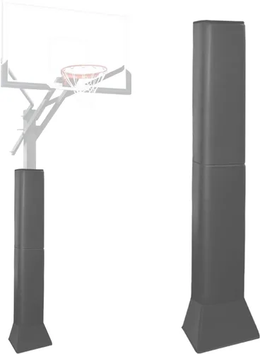 Miniatura 8 de Square Pole Pads Base Padding Basketball Pole Pads Heavy Duty Square Pole Pads Outdoor Fits 4"x4", 5"x5", 6"x6",6"x8", 8"x8" Poles and Bases Negro