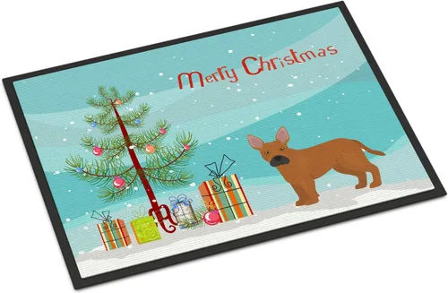 Miniatura 9 de Caroline's Treasures CK3799MAT Akita Shepherd - Tapete de árbol de Navidad de 18 x 27 pulgadas, tapete para puerta delantera, interior y exterior