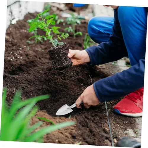 Miniatura 9 de 3 piezas de herramientas ergonómicas de jardinería para aflojar el suelo palas para facilitar el trasplante y fertilizar suministros de jardinería