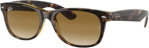 Ray-Ban RB2132 NEW WAYFARER - Gafas de sol para hombres y mujeres + paquete con kit de cuidado de gafas de cortesía de diseñador iWear