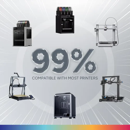 Miniatura 7 de OVERTURE - Filamento PETG de 1/16 de pulgada (1.75 mm) para impresora 3D y FDM, bien enrollado, duradero, carrete de 4.4 libras, dureza firme