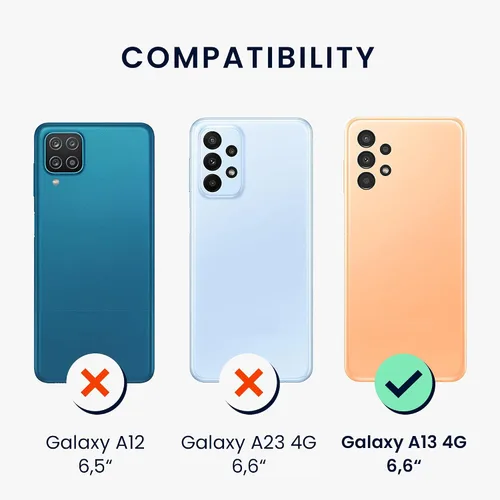 Miniatura 6 de kwmobile Funda compatible con Samsung Galaxy A13 4G - Funda delgada de silicona TPU - Acabado suave al tacto - Amarillo radiante