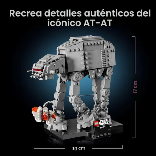 Miniatura 4 de LEGO Star Wars AT-AT Walker - Juego de construcción para adultos, a partir de 18 años, coleccionable y decoración de habitación para oficina