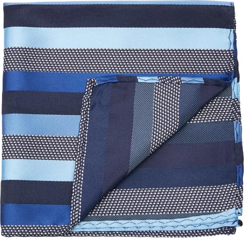 Miniatura 3 de Stacy Adams Conjunto de corbata a rayas de microfibra para hombre