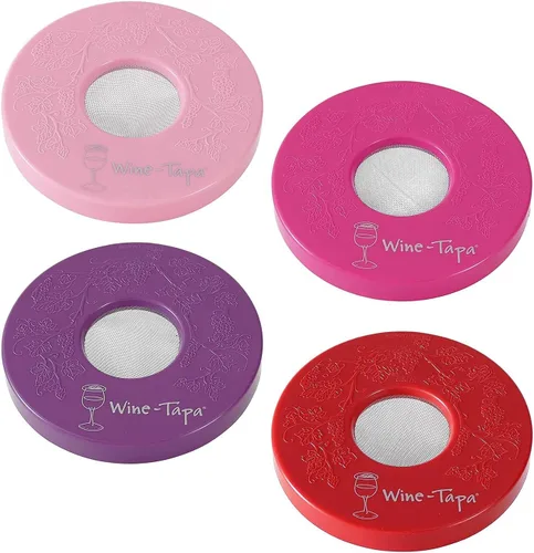 Miniatura 12 de Cubiertas para copas de vino – Mantén a los insectos lejos de copas de vino al aire libre – Úselo como funda para tazas de café, latas de refresco