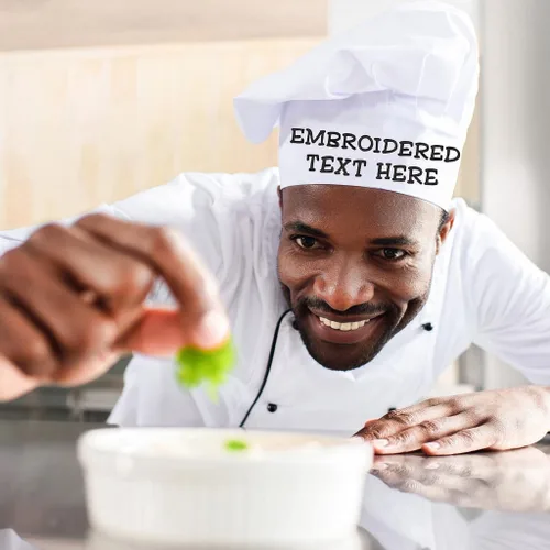 Miniatura 2 de Sombrero de chef personalizado - Nombre personalizado - Color - Fuente - Hilo