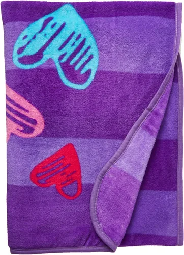 Miniatura 2 de Hatchimals - Manta de felpa para niños y niñas, 46 x 60 pulgadas, rosa y morado, 46 x 60 pulgadas