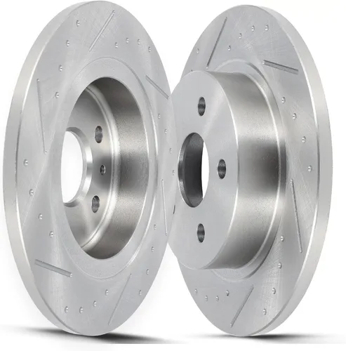 Miniatura 14 de SCITOO Rear Brake Rotors For Honda For CR-V 2002-2004 Drilled & Slotted Disc Brakes Rotors Replacement:31304