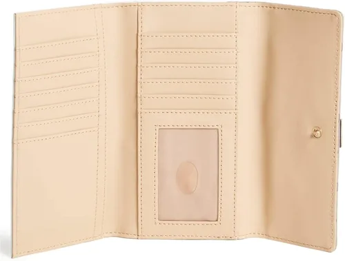 Miniatura 3 de GUESS Factory Cartera de mano delgada con logotipo de Brooker para mujer Natural S