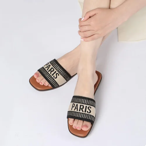 Miniatura 6 de Athlefit Sandalias planas para mujer, cómodas sandalias elegantes para el verano 2025