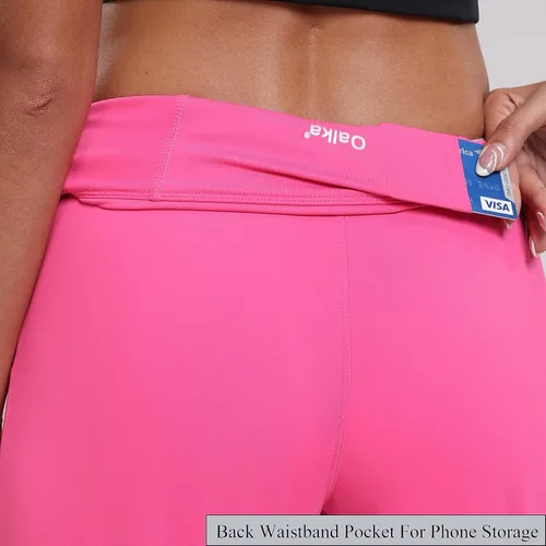 Miniatura 10 de Oalka - Pantalones deportivos para mujer, con cintura alta y bolsillos, para hacer deporte, yoga y entrenar