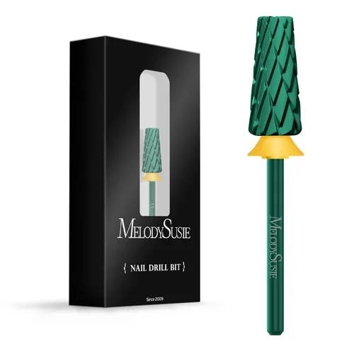 MelodySusie Super Cut Edition Brocas para Uñas 5 en 1, Brocas Multifunción de Carburo de Tungsteno de 3/32'', Adecuadas para Manicura Pedicura