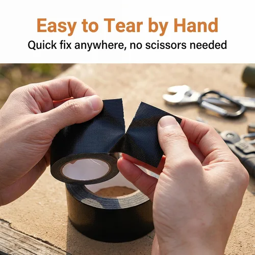 Miniatura 3 de Mini cinta adhesiva para conductos, 2 unidades, tamaño de viaje, para exteriores, campamento, senderismo, emergencia, poner en el bolsillo a mano, 2