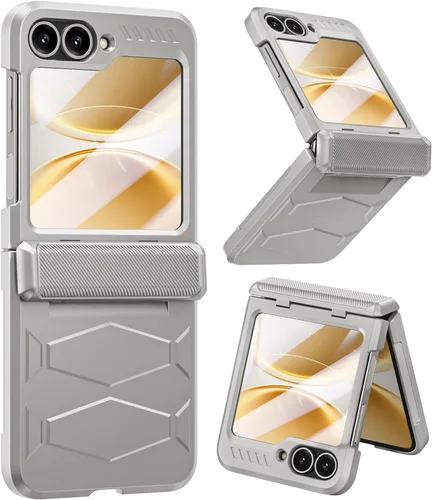 Miniatura 15 de Funda para Samsung Z Flip 4: [Protección completa de bisagra] Funda delgada para teléfono con protección de pantalla incorporada, protección