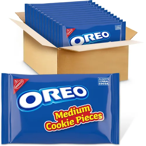 Miniatura 42 de Galletas OREO Minis tipo sándwich doradas, 12 bolsas de 3 oz