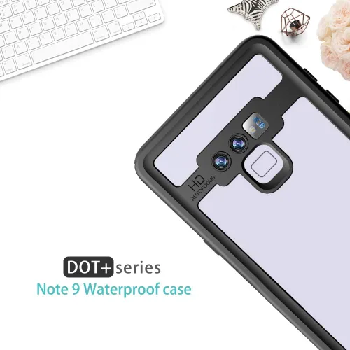 Miniatura 6 de LEMAXELERS Diseñada para Galaxy Note 9, funda impermeable con protector de pantalla integrado [IP68 bajo el agua]