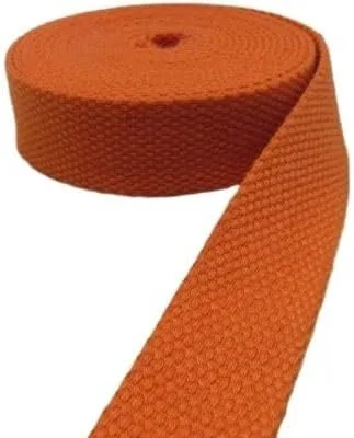 Miniatura 5 de Cinta de lona de algodón para bolso, 16.4 ft, 1.260 in, correa de algodón pesado Novedad (color : rojo)