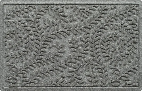 Miniatura 10 de WaterHog Tapete para Puerta Interior/Exterior, 2' x 5', Fabricado en Estados Unidos, Alfombra de Puerta Frontal Duradera y Antideslizante, Gris